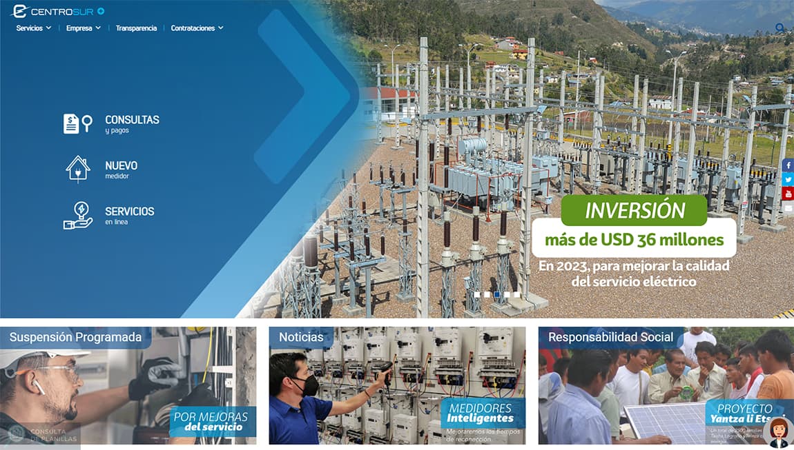 Guía para consultar la planilla de luz de CENTROSUR