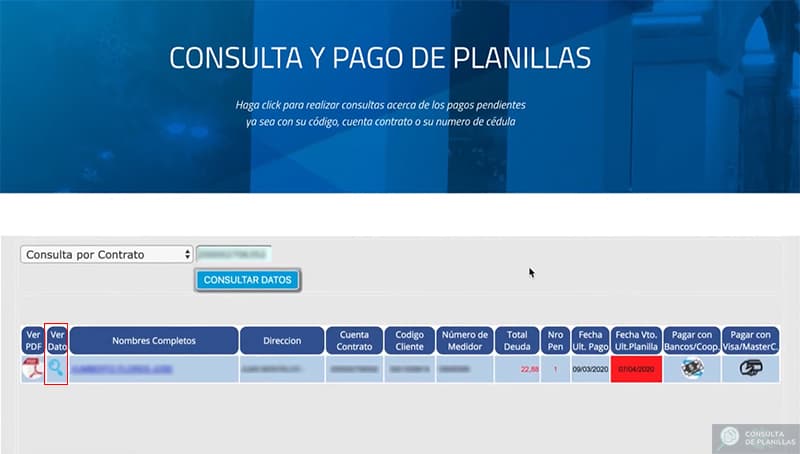 Guía para consultar la planilla de luz de CENTROSUR
