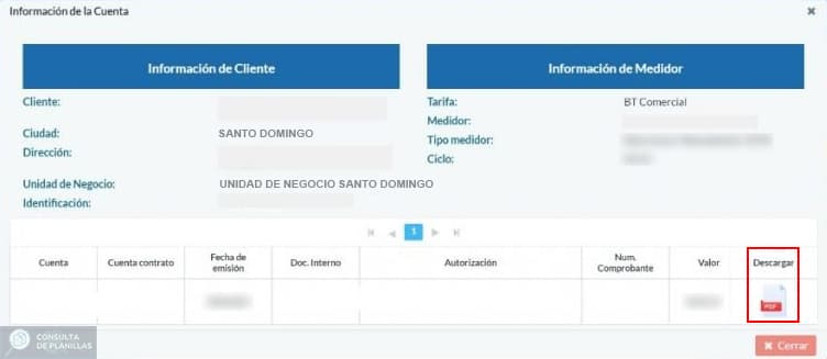 Guía para descargar e imprimir la planilla de luz de CNEL EP