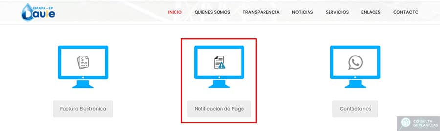 Guía paso a paso para consultar la planilla de agua de EMAPA-EP