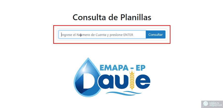 Guía paso a paso para consultar la planilla de agua de EMAPA-EP