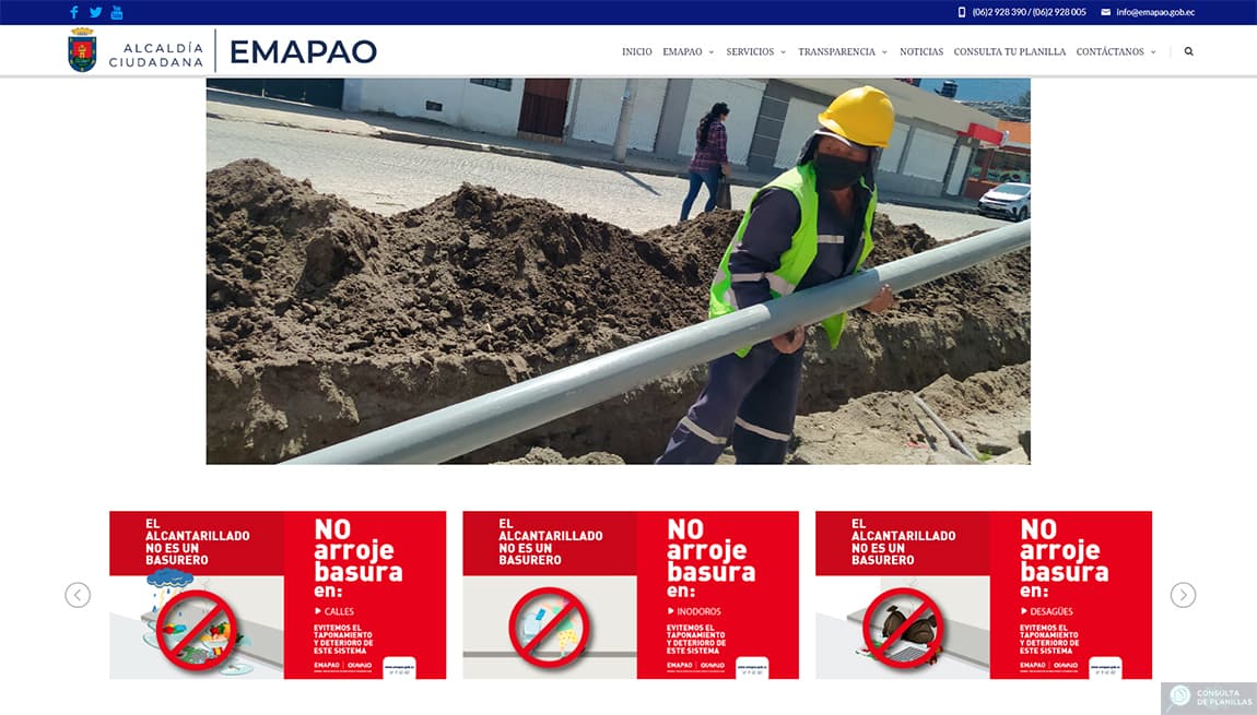 Guía paso a paso para consultar la planilla de agua de EMAPAO